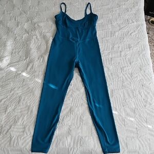 JoyLab Teal Sleeveless Jumpsuit